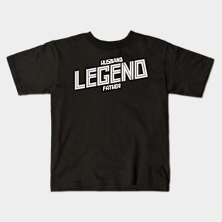 Husband Legend Father Kids T-Shirt